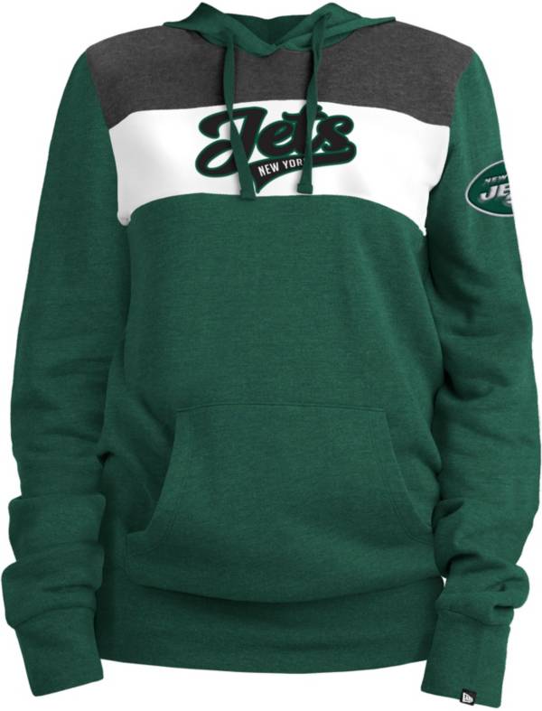 New Era Women's New York Jets Green Brush Fleece Pullover Hoodie product image