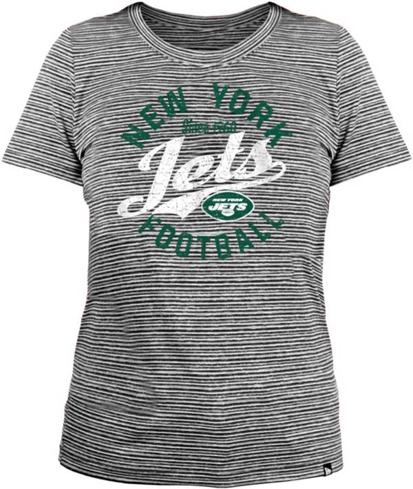New Era Women's New York Jets Space Dye Black T-Shirt product image