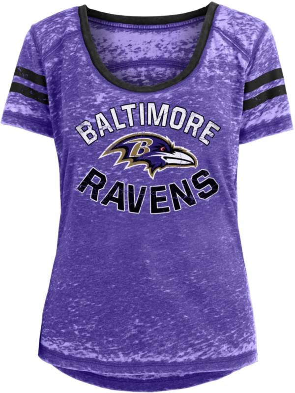 tema Diverse fond New Era Women's Baltimore Ravens Burnout Purple T-Shirt | Dick's Sporting  Goods