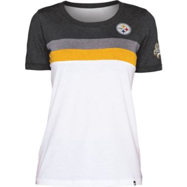 sorry, New Era Women's Pittsburgh Steelers Colorblock White T-Shirt is currently out of stock