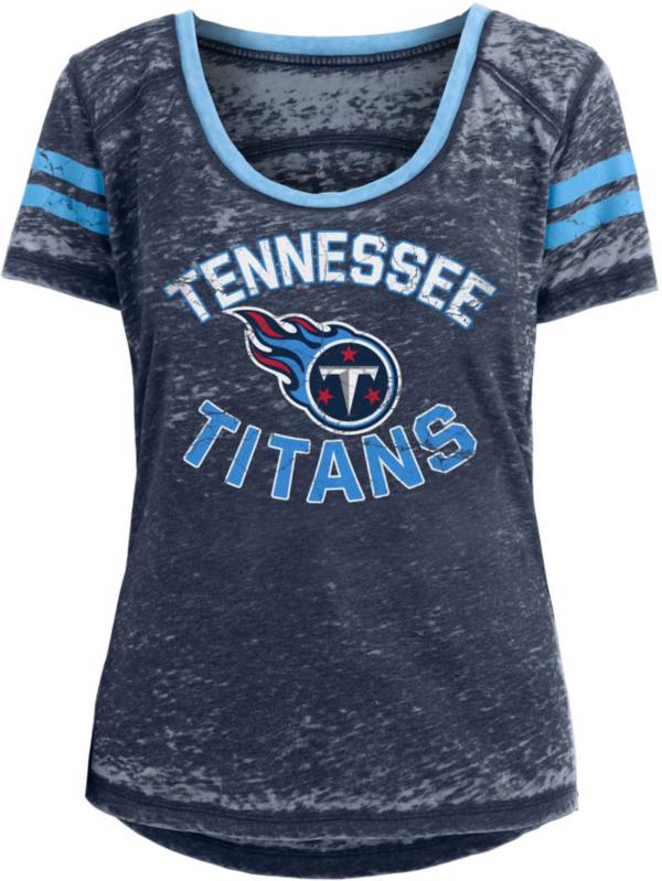 New Era Women's Tennessee Titans Burnout Blue T-Shirt product image