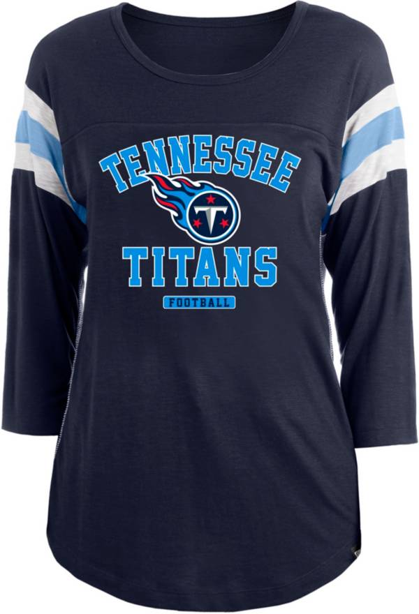 New Era Apparel Women's Tennessee Titans Sublimated Blue Three-Quarter Sleeve T-Shirt product image