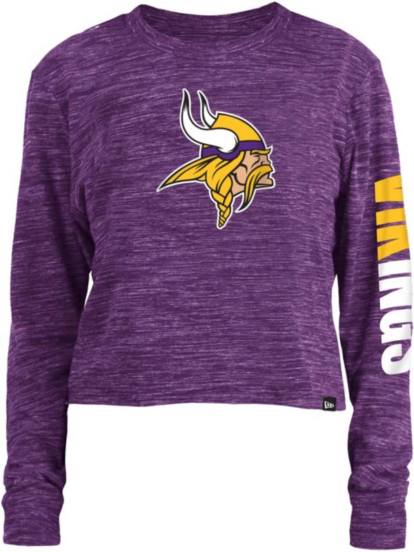 Men's New Era Purple Minnesota Vikings Combine Authentic Offsides Long  Sleeve T-Shirt