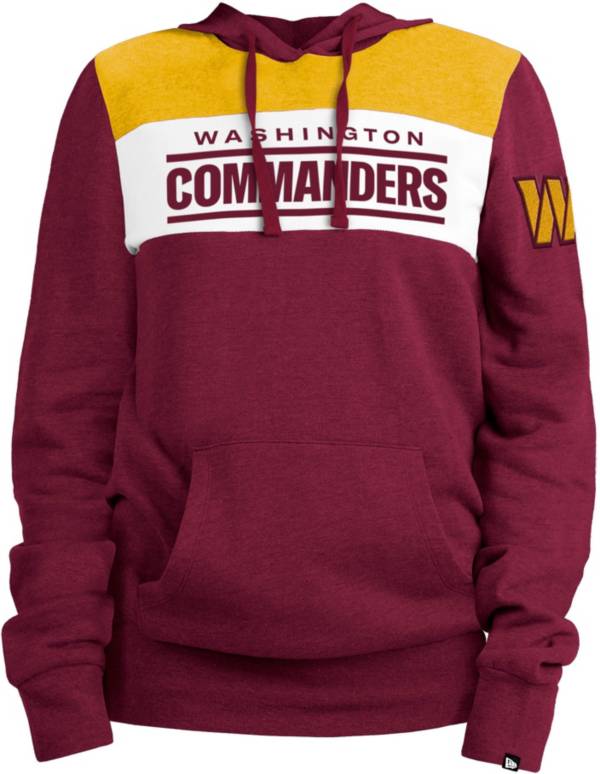 New Era Women's Washington Commanders Red Brush Fleece Pullover Hoodie product image