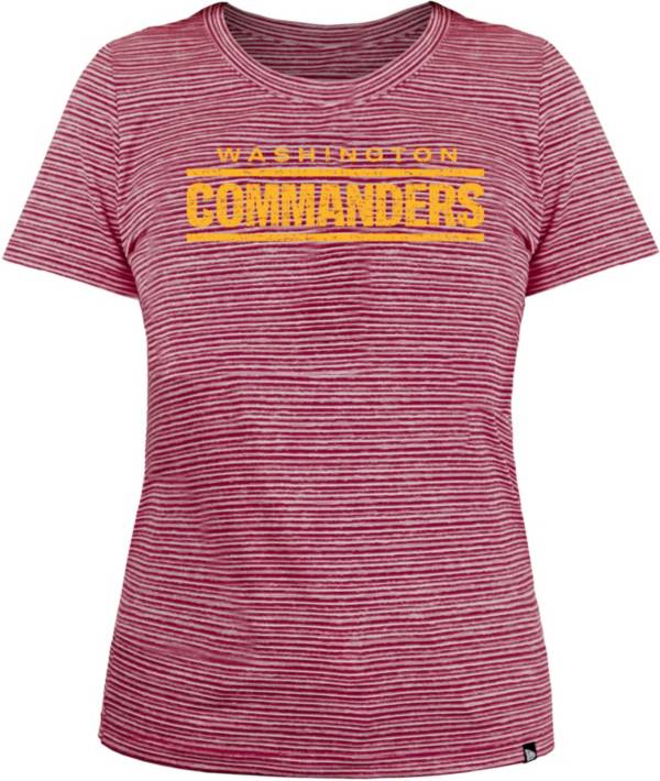 New Era Women's Washington Commanders Space Dye Red T-Shirt product image