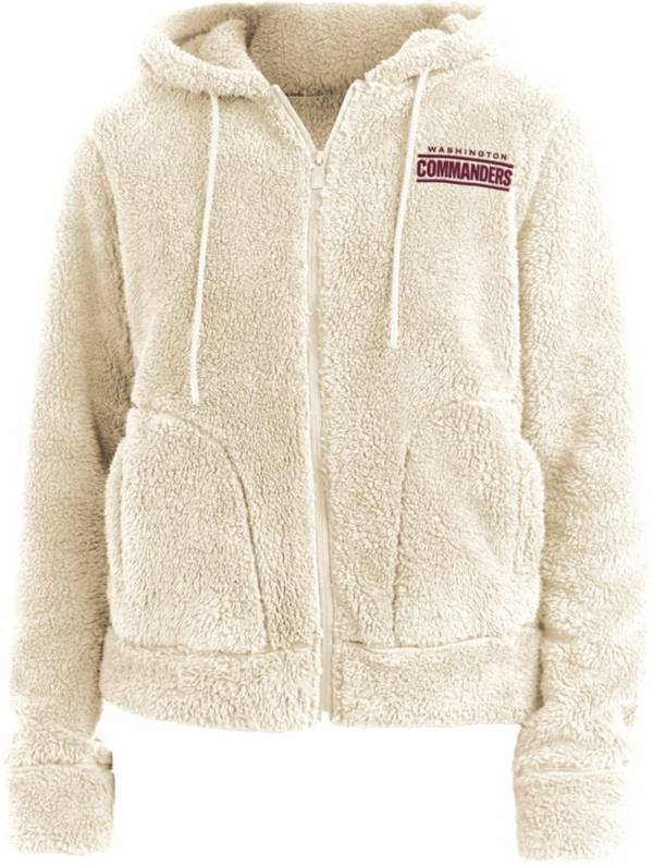 New Era Women's Washington Commanders White Sherpa Full-Zip Hoodie | Dick's  Sporting Goods