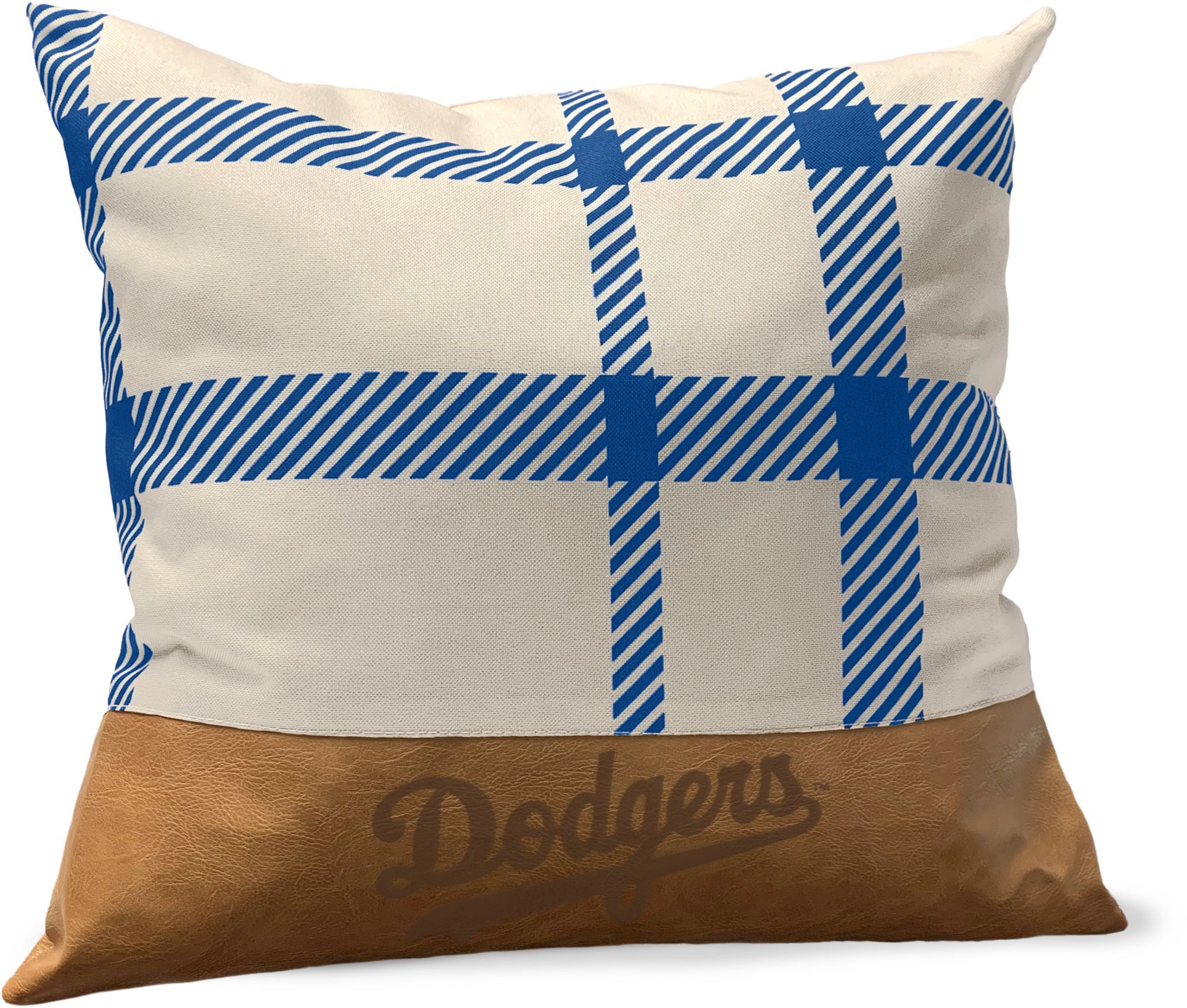 Pegasus Sports Los Angeles Dodgers Faux Leather Pillow
