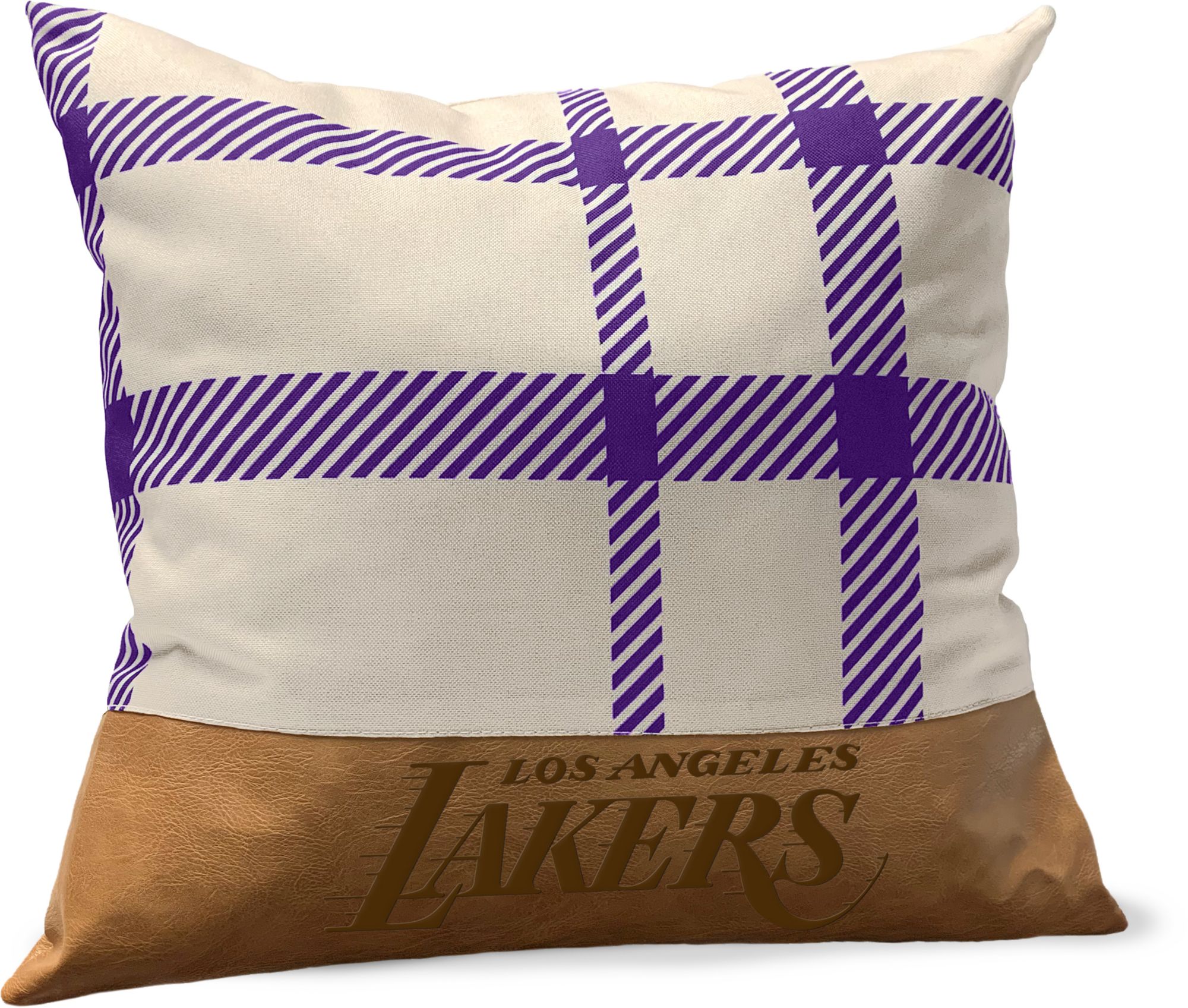 Pegasus Sports Los Angeles Lakers Faux Leather Pillow