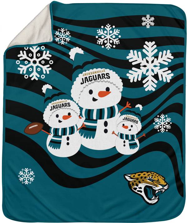 Pegasus Sports Jacksonville Jaguars Snowman Throw Blanket product image