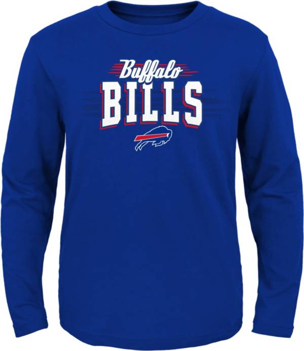 NFL Team Apparel Youth Buffalo Bills Blockbuster Long Sleeve Royal T-Shirt product image