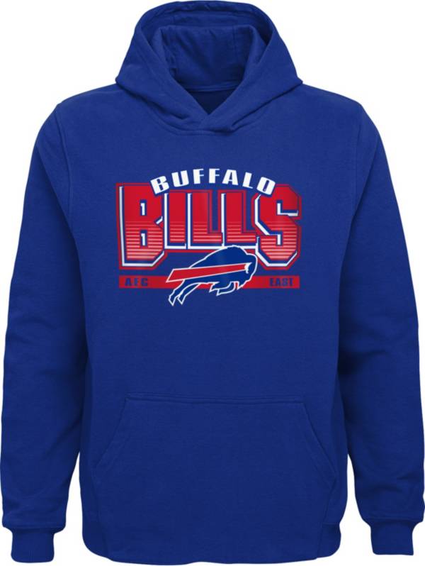 NFL Team Apparel Youth Buffalo Bills Comeback Royal Pullover Hoodie product image