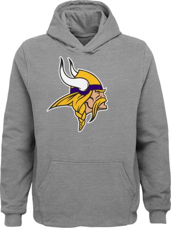 Sobriqueta Independientemente El propietario NFL Team Apparel Youth Minnesota Vikings Primary Logo Grey Pullover Hoodie  | Dick's Sporting Goods