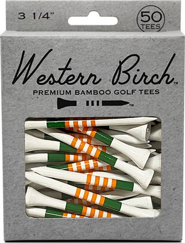 Western Birch Signature Auburn 3.25" Golf Tees - 50 Pack product image