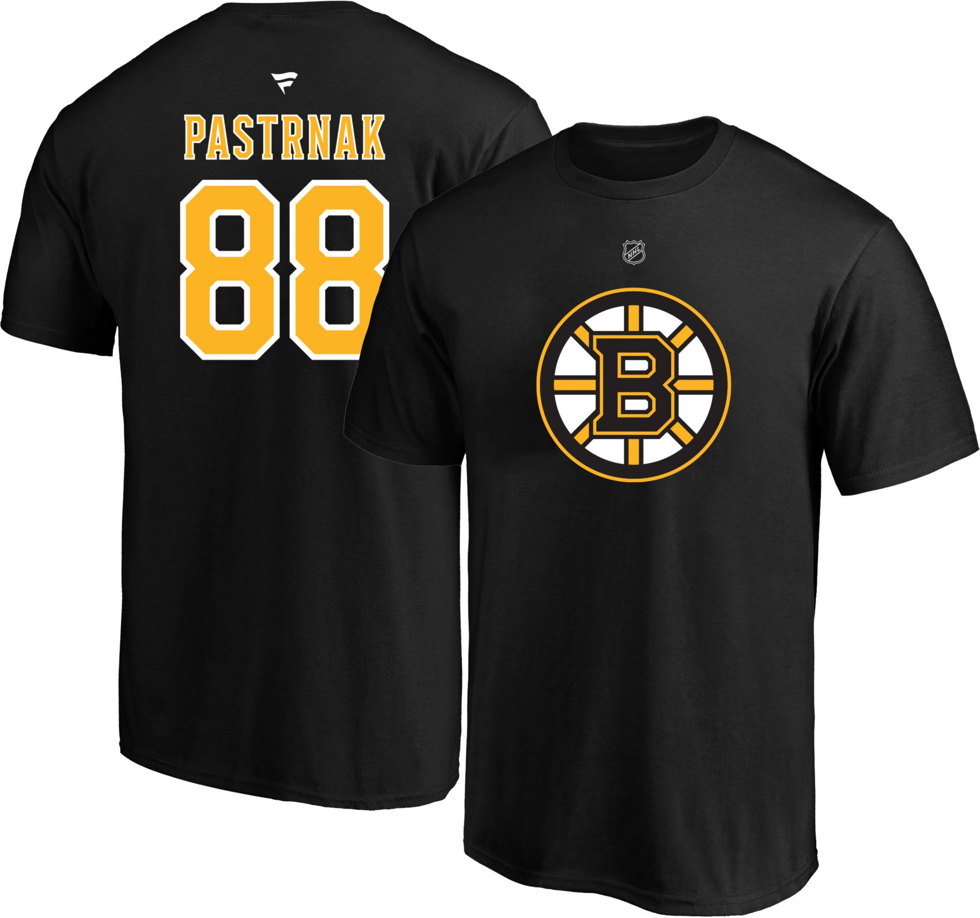 NHL Big & Tall Boston Bruins David Pastrnák #88 Black T-Shirt product image