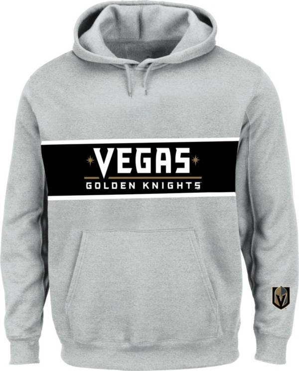 NHL Big & Tall Vegas Golden Knights Wordmark Frame Grey Pullover Hoodie product image