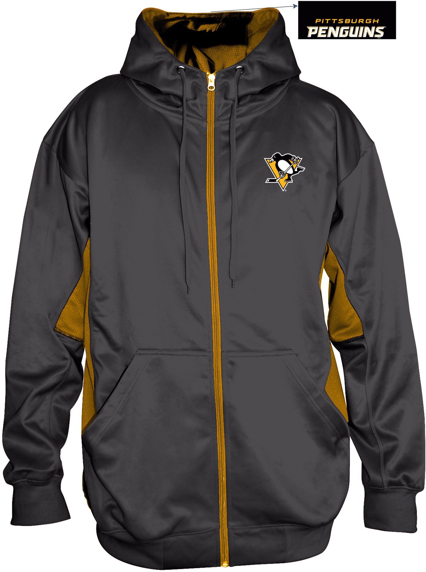 Pittsburgh penguins discount zip up hoodie