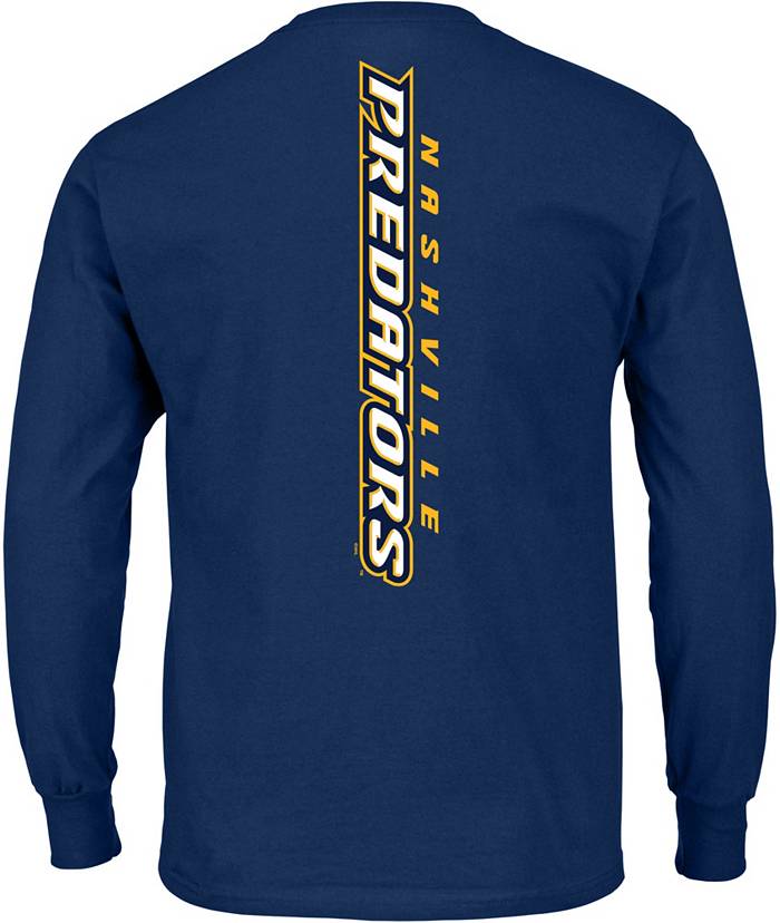 Dick's Sporting Goods NHL Men's Nashville Predators Filip Forsberg #9 Gold Long  Sleeve Player Shirt