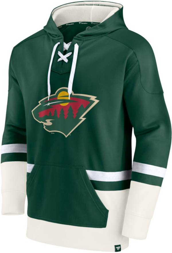 NHL Big & Tall Minnesota Wild Power Play Green Pullover Hoodie