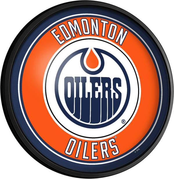 The Fan Brand Edmonton Oilers Slimline Lighted Wall Sign product image