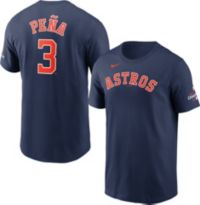 Nike Men's Houston Astros Jeremy Peña #3 Official Home Replica Jersey Small / White / Houston Astros