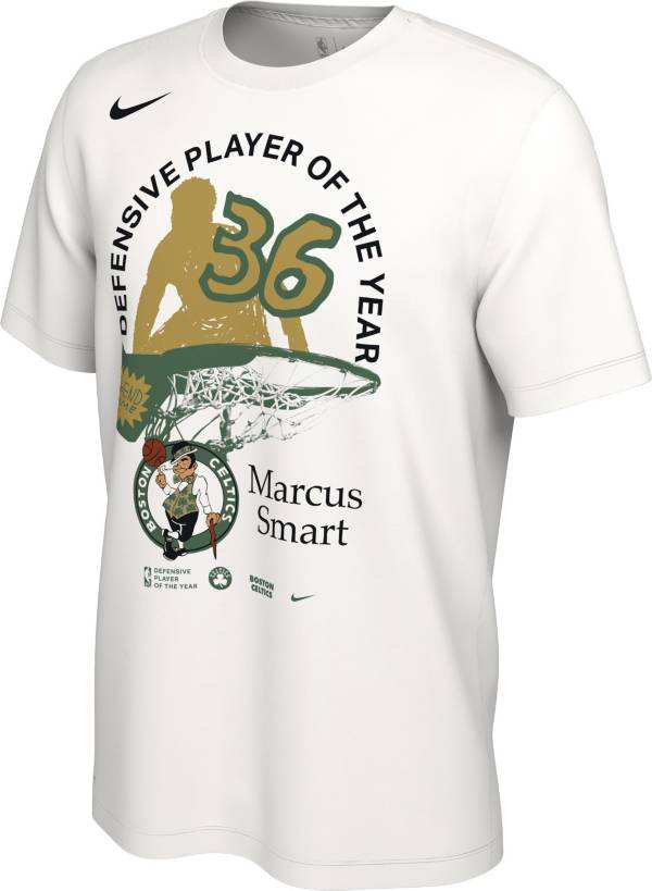 Nike 2022 NBA Defensive Player of the Year Award Marcus Smart White T-Shirt product image