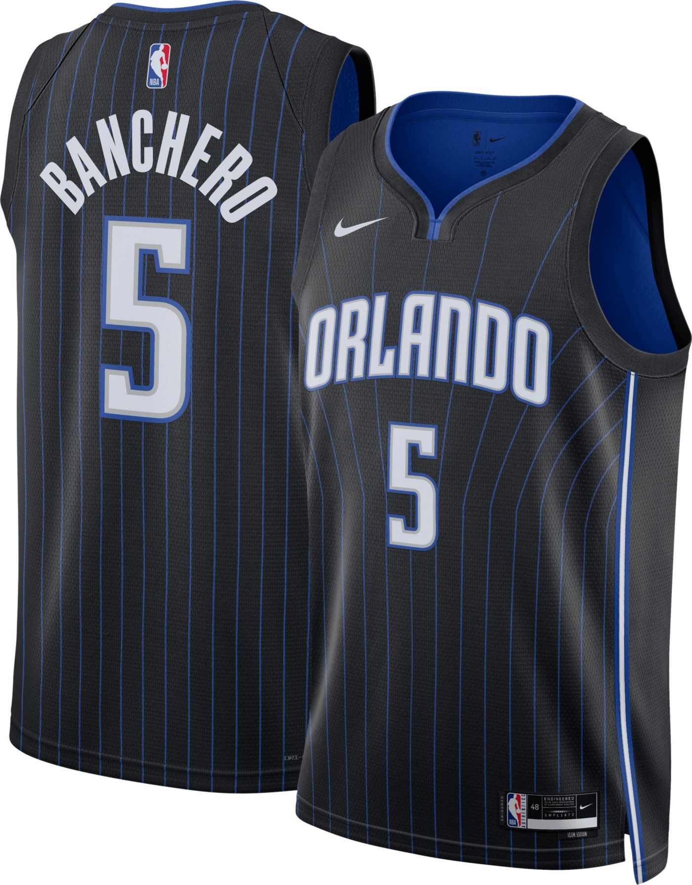 Nike Men s Orlando Magic Paolo Banchero 5 Dri FIT Swingman Jersey Dick s Sporting Goods