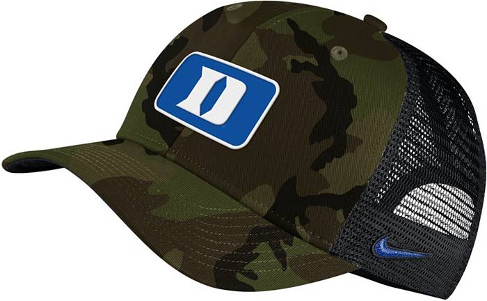 Duke Blue Devils Nike Aerobill Performance True Fitted Hat - Black