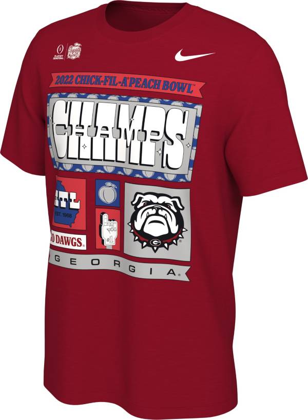 Nike 2022-23 College Football Playoff Peach Bowl Champions Georgia Bulldogs Locker Room T-Shirt product image