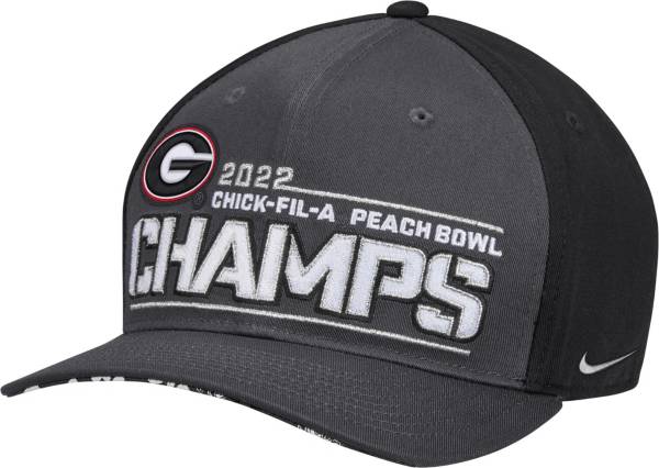 Nike 2022-23 College Football Playoff Peach Bowl Champions Georgia Bulldogs Locker Room Hat product image