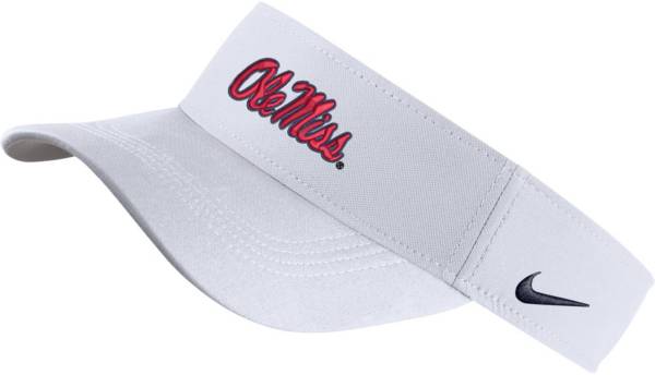 white nike visor hat