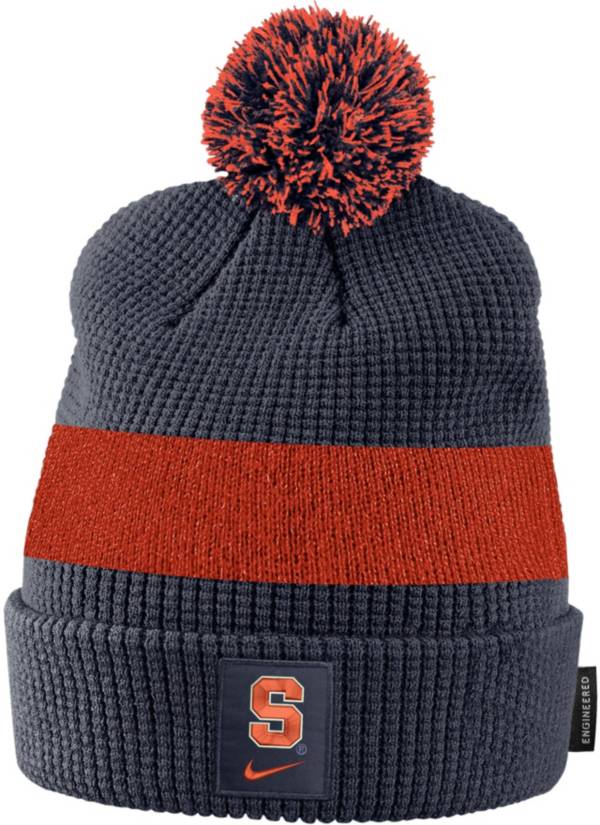 Nike Syracuse Orange Blue Football Sideline Cuffed Pom Beanie product image