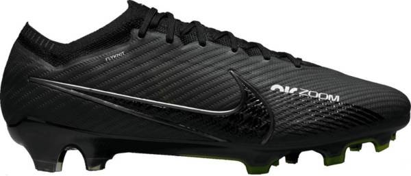 Black AG Soccer Cleats: Elite Nike Air Zoom Mercurial Vapor 15