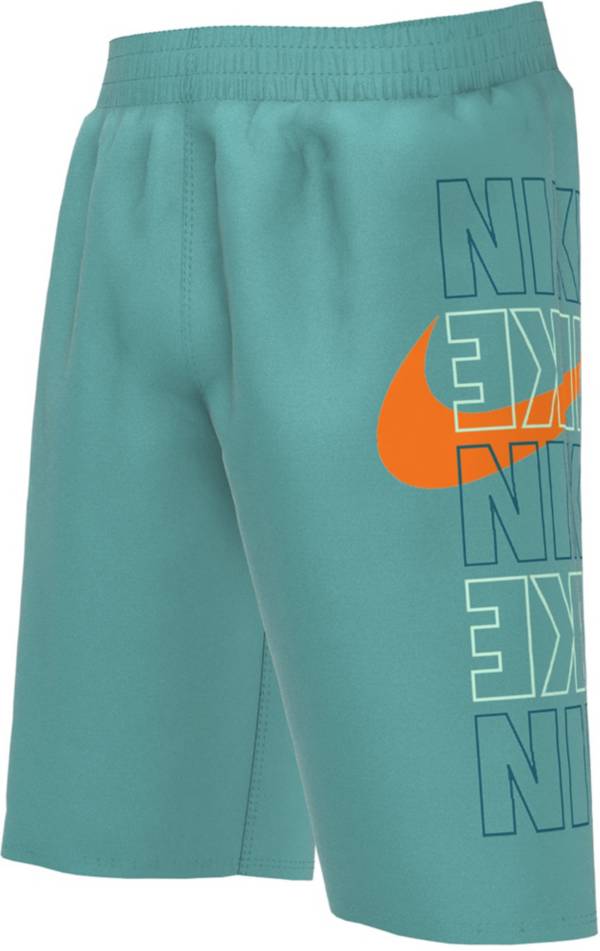Nike Boys' Block Logo Breaker 8” Volley Shorts