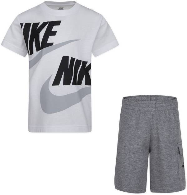 Nike Little Boys' NSW Cargo T-Shirt And French Terry Shorts Set product image