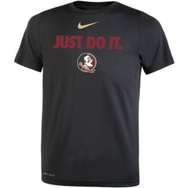 sorry, Nike Boys' Florida State Seminoles Black Dri-FIT JUST DO IT T-Shirt is currently out of stock