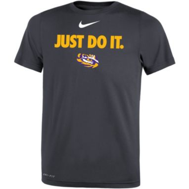 sorry, Nike Boys' LSU Tigers Grey Dri-FIT JUST DO IT T-Shirt is currently out of stock