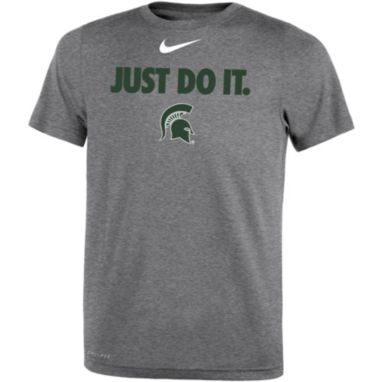 sorry, Nike Boys' Michigan State Spartans Grey Dri-FIT JUST DO IT T-Shirt is currently out of stock