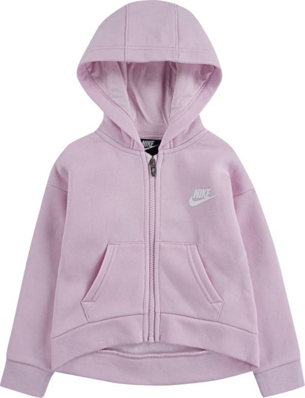 Nike Toddler Girls' Club Fleece High-Low Full-Zip Hoodie product image