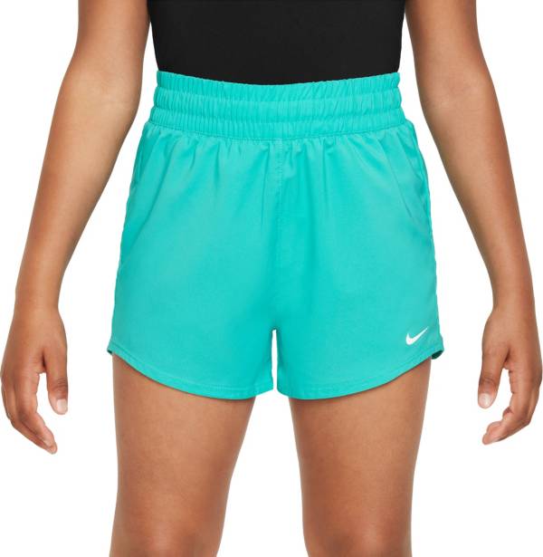  Nike Girl's Dri-FIT™ Woven Short (Toddler/Little Kids)  Black/White 4 Little Kid : Clothing, Shoes & Jewelry