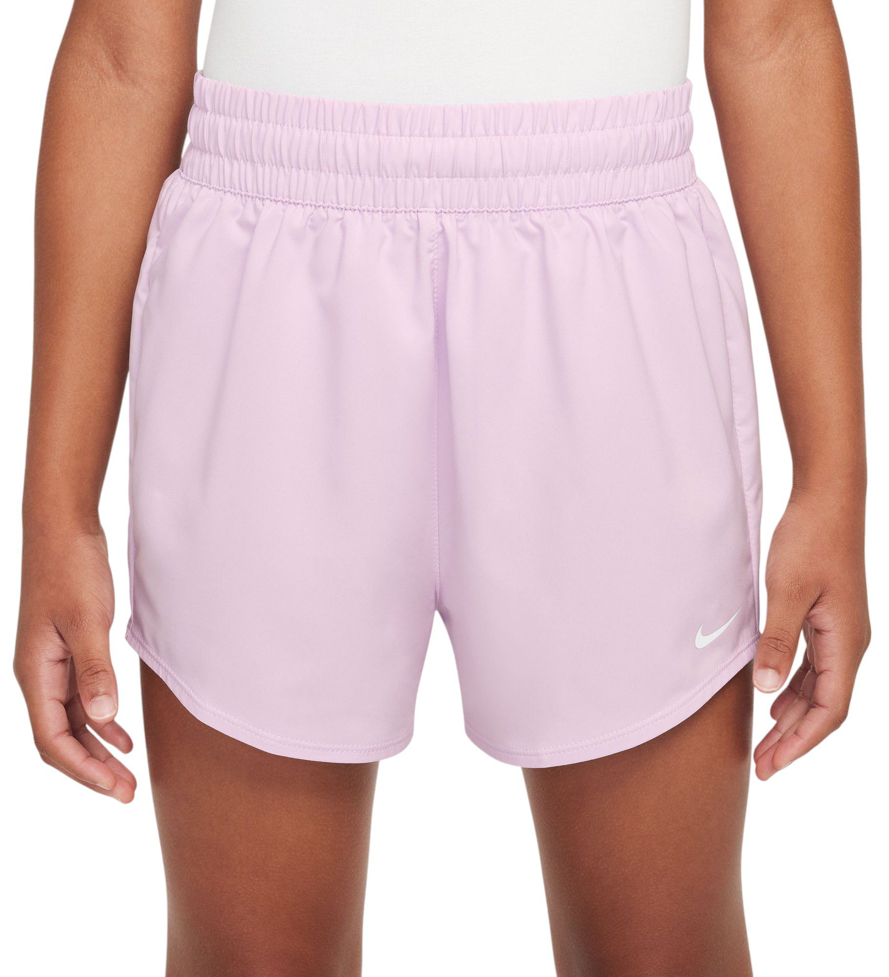 Nike Girls' Dri-FIT One High-Waisted Woven Training Shorts product image
