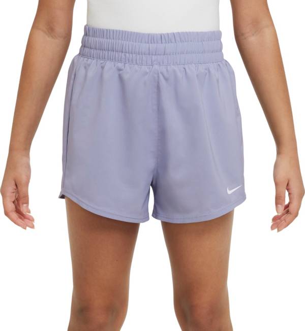 Nike Girls' Dri-FIT One High-Waisted Woven Training Shorts | Dick's Goods