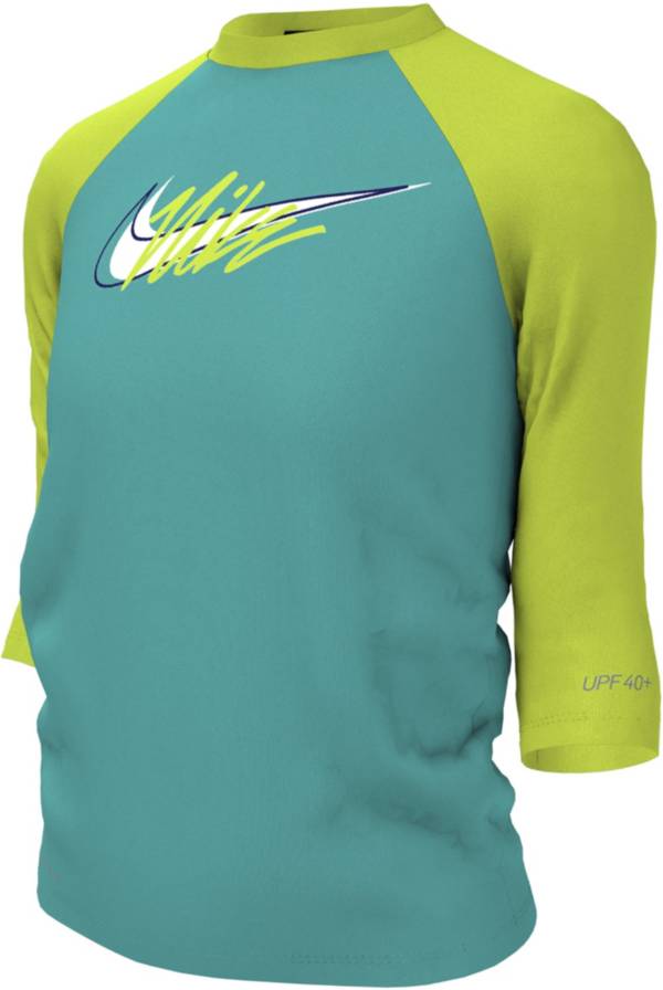 Nike Girls' Short Sleeve Hydroguard Swimsuit product image
