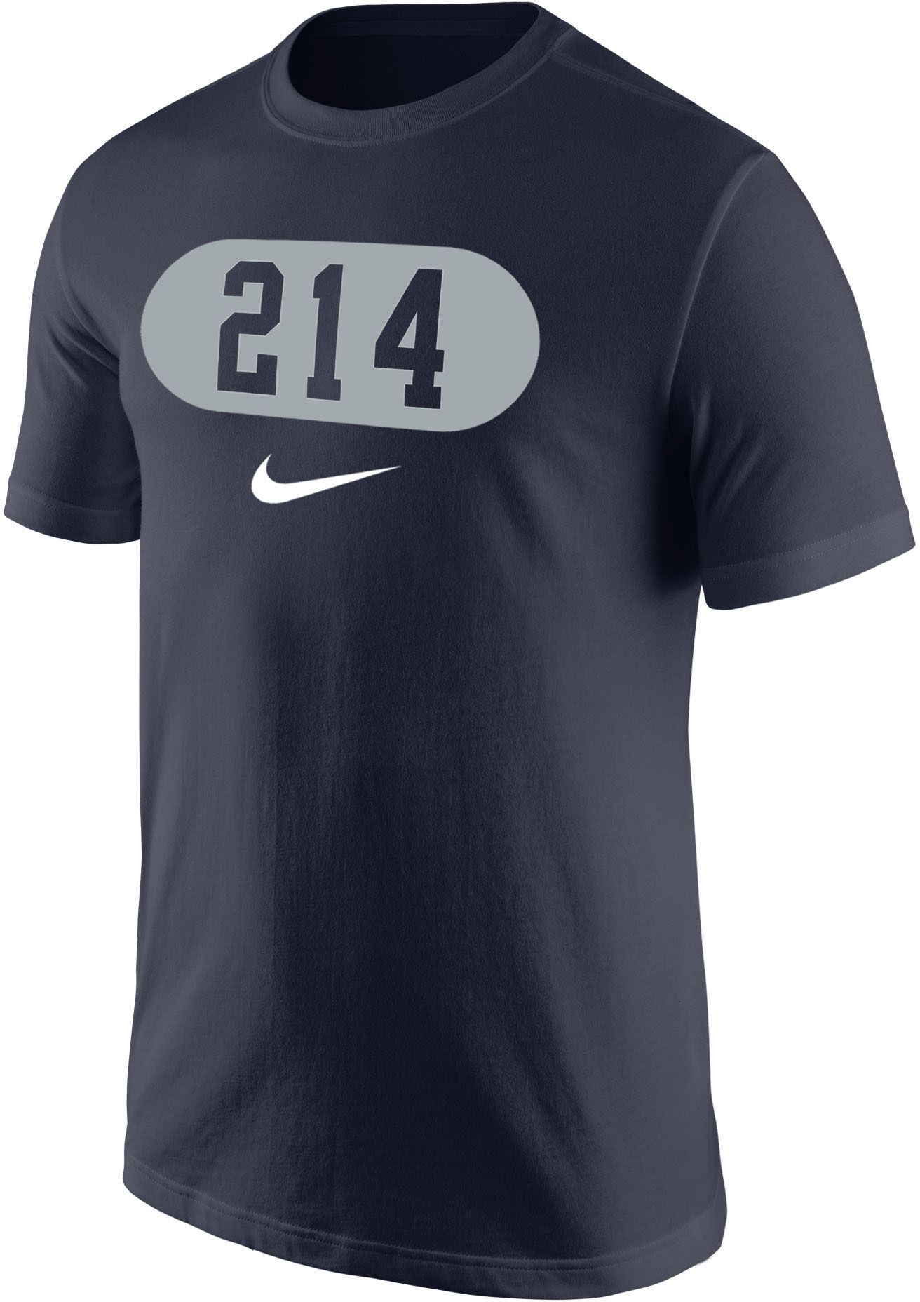 Nike Men's Dallas 214 Area Code Navy T-Shirt