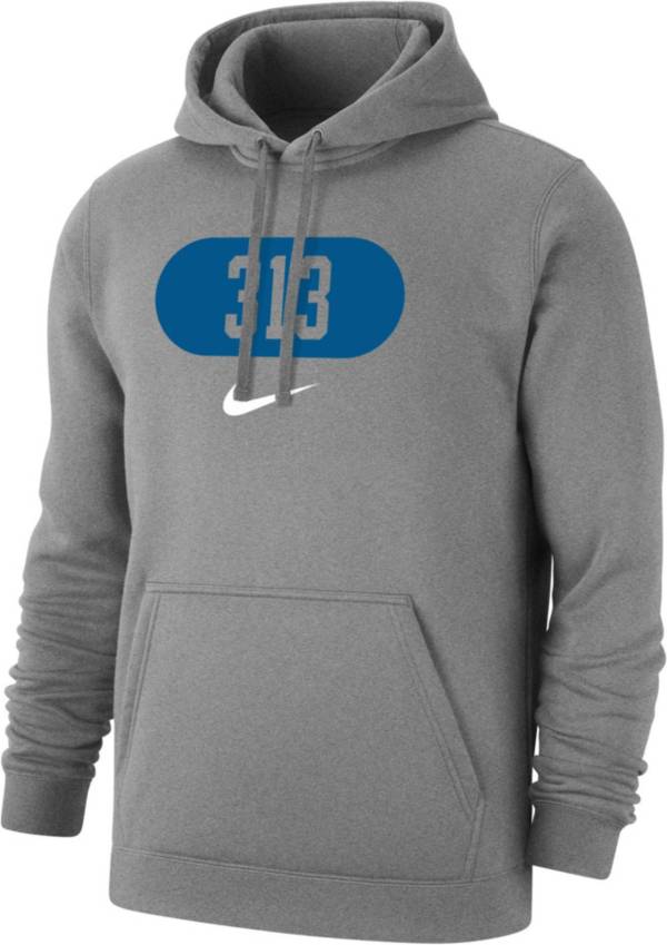 Contratista deshonesto Estación de policía Nike Men's Detroit 313 Area Code Grey Hoodie | Dick's Sporting Goods