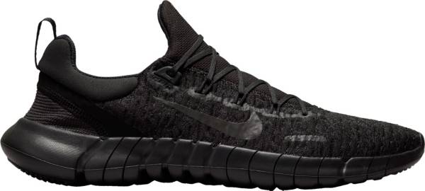 Nike free run hotsell black and white mens