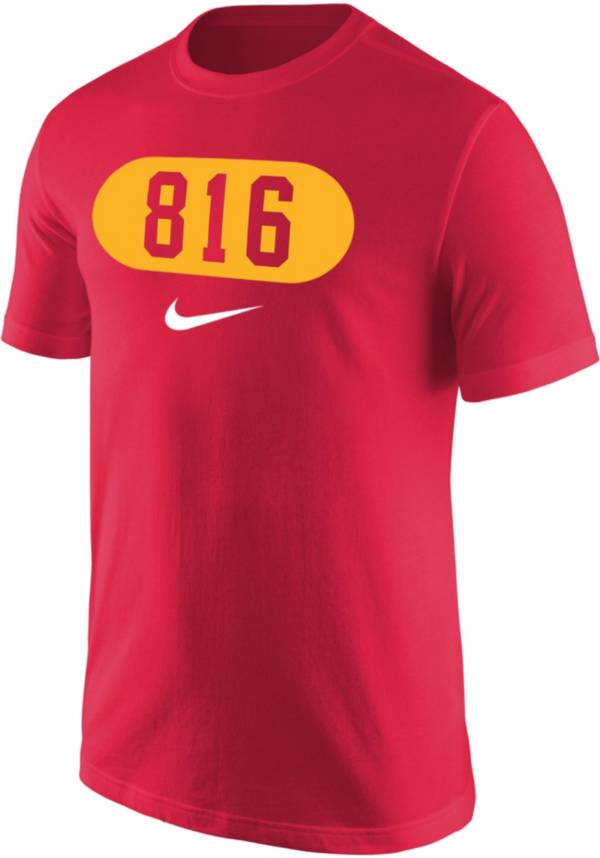 Nike Men's Kansas City 816 Area Code Red T-Shirt product image