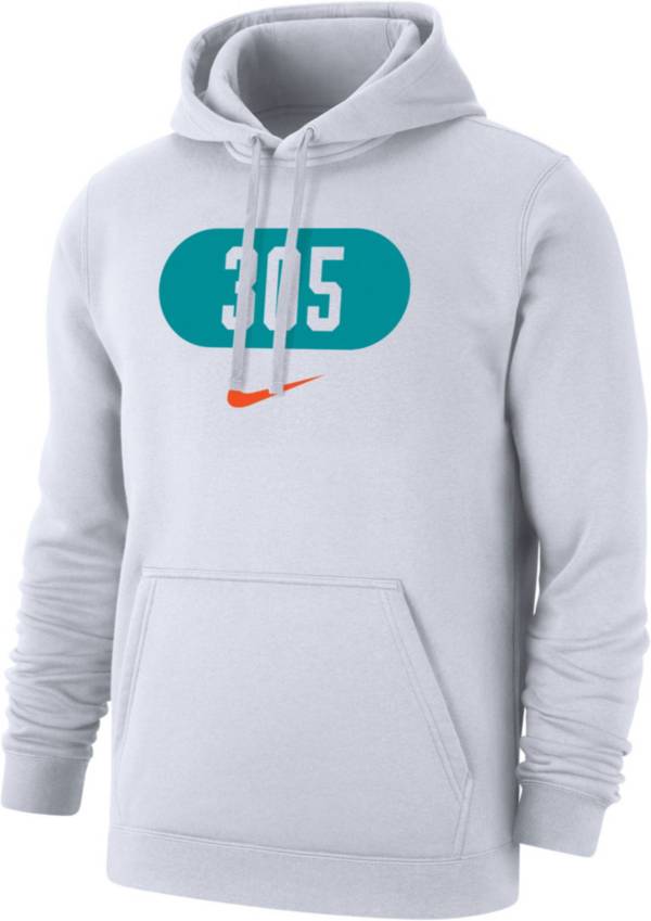 Nike Men's Miami 305 Area Code White Hoodie product image
