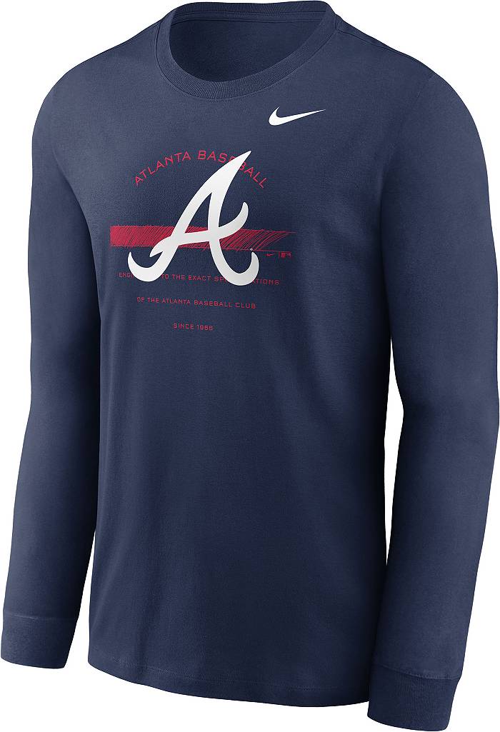 Nike Logo Atlanta Braves Shirt - High-Quality Printed Brand