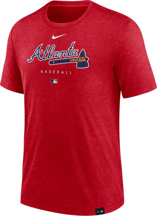 Nike Men's Atlanta Braves Red Authentic Collection Early Work Performance T-Shirt product image
