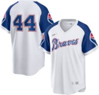 Atlanta Braves #44 Hank Aaron Gray #2 All Over Print Baseball Jersey For  Fans in 2023
